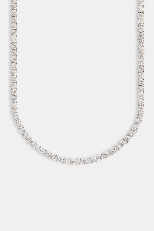 5mm tennis chain on white background