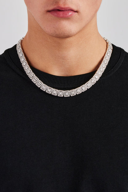 12mm Clustered Tennis Chain