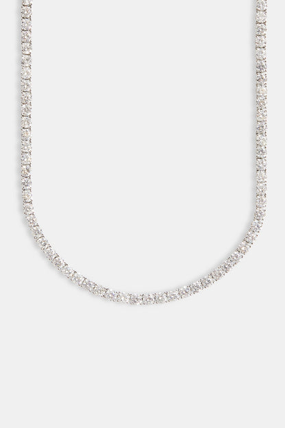 5mm tennis chain on white background